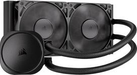 "Corsair Nautilus 240 RS" CPU aušintuvas - 240 mm AIO - mažas triukšmas - tiesioginė pagrindinės plokštės jungtis - "Intel LGA 1851/1700", AMD AM5/AM4 - pridedami 2X RS120 ventiliatoriai - juodas