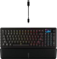"Corsair Vanguard PRO 96 Hall Effect" žaidimų klaviatūra - 96 % formos, LCD ekranas, "Elgato Stream Deck" integracija, 8000 Hz dažnio apklausa, "MGX Hyperdrive" - juoda