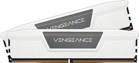 "CORSAIR Vengeance" DDR5 RAM 32GB (2x16GB) iki 6000MHz CL36 "Intel XMP 3.0" staliniams kompiuteriams skirta atmintis - balta (CMK32GX5M2E6000C36W)