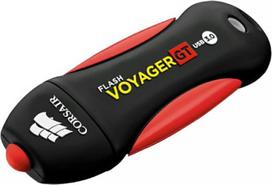 "Corsair" CMFVYGT3A-256GB "Flash Voyager GT" USB atmintinė USB 3.0 juoda