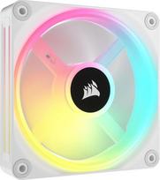 "Corsair" iCUE LINK QX120 RGB magnetinio kupolo RGB ventiliatorius 120 mm, baltos spalvos