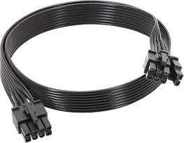 "Corsair" PCIE kabelis, 65 cm ilgio PSU 8 kontaktų ir 6+2 kontaktų vyriškojo ir vyriškojo GPU adapteris, "Thermaltake" PCIE kabelis, ARESGAME modulinis maitinimo šaltinio ilgintuvas