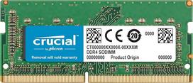 "Crucial CT16G4S266M" 16GB atmintis (DDR4, 2666 MT/s, PC4-21300, CL19, Dual Rank x8, SODIMM, 260 kontaktų, skirta "Mac"), žalia