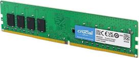 "Crucial RAM" 16GB DDR4 3200MHz CL22 (arba 2933MHz arba 2666MHz) staliniams kompiuteriams skirta atmintis CT16G4DFRA32A - žalia