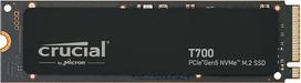 "Crucial T700" 2 TB SSD "PCIe Gen5 NVMe M.2" vidinis žaidimų SSD, iki 12 400MB/s, "Microsoft DirectStorage", suderinamas su "PCIe 4.0" atgaline data, kietojo kūno diskas - CT2000T700SSD3