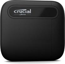 "Crucial X6" 2 TB nešiojamasis SSD diskas - iki 800MB/s - "PC" ir "Mac" - USB 3.2 USB-C išorinis SSD diskas - CT2000X6SSD9 - juodas