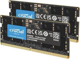 "Crucial" operatyviosios atminties 64GB rinkinys (2x32GB) DDR5 5200 MHz (arba 4800 MHz) atmintis nešiojamiesiems kompiuteriams CT2K32G52C42S5