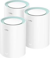 "Cudy Dual Band AX1500 WiFi 6 Mesh Wi-Fi" sistema, pakeičia maršrutizatorius ir ilgintuvus, aprėpia iki 2500 kvadratinių metrų plotą, 3 gigabitiniai prievadai vienam įrenginiui, palaiko eterneto magistralę, M1500, 3 vnt.