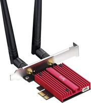 "Cudy WiFi 7 BE9300 WE9300 PCIe WiFi kortelė kompiuteriui (nesuderinama su AMD), 6GHz trijų dažnių belaidžio ryšio adapteris, "Intel BE200" mikroschemų rinkinys, "Bluetooth 5.4", WPA3, paprastas diegimas