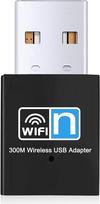 "Cuifati" USB adapteris, RTL8192 300M belaidis USB 2.0 "WiFi" adapteris, skirtas staliniams nešiojamiesiems kompiuteriams, su vieno prisilietimo WPS mygtuku