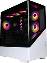 "CYBERPOWERPC Luxe" žaidimų kompiuteris - "AMD Ryzen 7 9800X3D", "AMD Radeon RX 9070 XT" 16GB, 32GB RAM, 2TB NVMe SSD, 750W 80+ maitinimo šaltinis, "Wi-Fi", aušinimas vandeniu, "Windows 11", "Amethyst Curve RGB