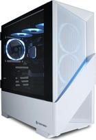 "CyberPowerPC Luxe" žaidimų kompiuteris - "AMD Ryzen 7 9800X3D", "Nvidia RTX 5060 Ti" 8GB, 32GB RAM, 2TB NVMe SSD, 650W 80+ maitinimo šaltinis, "Wi-Fi", aušinimas skysčiu, "Windows 11", "Amethyst Curve RGB