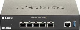 "D-Link DSR-250V2 Unified Services VPN Router" (Gigabit Multi-WAN, "Failover", apkrovos balansavimas, IPSec/PPTP/L2TP/OpenVPN, dinaminis žiniatinklio turinio filtravimas, taikomųjų programų valdymas, "Captive Portal")