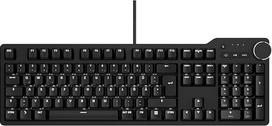 "Das Keyboard 6" profesionali mechaninė klaviatūra QWERTZ DE išdėstymo - 105 klavišai, LED apšvietimas, "Cherry MX Brown Soft Clicky", USB 3.1 šakotuvas, multimedijos klavišai, NKRO, aliuminio korpusas (DK6PBTLEDMXBDEX)