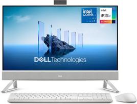 "Dell 27 All-in-One Desktop" EC27250 - 27 colių FHD ekranas, "Intel Core 7 Series 1" procesorius, "Intel Graphics", 16GB RAM, 1 TB SSD, "Windows 11 Home", "QWERTZ Dell Pro" belaidė klaviatūra ir pelė - sidabrinė