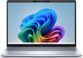 "Dell Inspiron 14 Plus Copilot+ PC 7441" nešiojamasis 14 colių QHD+ jutiklinis ekranas, "Snapdragon X Plus X1P-64-100", "Qualcomm Adreno" GPU, 16GB RAM, 1 TB SSD, "Windows 11 Home", vokiška QWERTZ apšviesta AI klaviatūra, ledinė