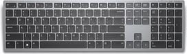 "Dell Pro Plus" klaviatūra KB700 - belaidė "Premium" klaviatūra 2,4 GHz "Bluetooth 5.0" Žirkliniai klavišai Skaitmeninė klaviatūra Daugelio įrenginių kopiloto klavišas 36 mėnesių baterija QWERTZ vokiečių kalba - titano pilka