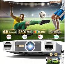 "Dess Projector" baltas C5 verslo projektorius su "Wi-Fi" ir "Bluetooth