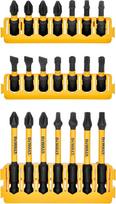 "DEWALT BYTC Flex Torq Set" atsuktuvų antgalių rinkinys su kryžminiais ir 8 dantukais (21 detalė) (DWABYTFT-21)