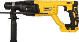 "Dewalt SDS-plus XR" akumuliatorinis kombinuotas plaktukas su pneumatiniu plaktuko mechanizmu ir bešepetėliniu varikliu, skirtas įvairiems gręžimo darbams ir lengvam kalimui, 1 x akumuliatorinis plaktukas Li-Ion 18 V