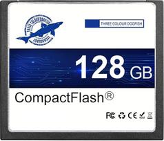 "Dogfish Compact Flash Card" 128GB 800X CF atminties kortelė, skirta profesionaliai fotografijai ir seniems DSLR fotoaparatams