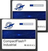"Dogfish" 2GB 2 pakuotės "Compact Flash" atminties kortelė Didelio našumo pramoninė CF I tipo kortelė FAT16, skirta pramoninei įrangai ir senoviniams skaitmeniniams fotoaparatams