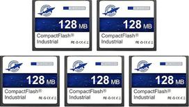 "Dogfish" Compact Flash kortelė 128MB 5 vnt. didelio našumo pramoninė CF atminties kortelė su SLC NAND Flash atmintimi, skirta pramoniniams kompiuteriams, CNC mašinoms, seniems fotoaparatams