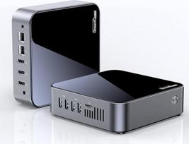 "DreamQuest" mini kompiuteris "Windows 11 Pro" su iš anksto įdiegta "Intel 12th Gen N95" (iki 3,4 GHz) 16GB DDR4 RAM 512GB M.2 SSD mikro stalinis kompiuteris, 4K HDMI/USB 3.2/Gigabit Ethernet/WiFi 5/verslui, namų kinui