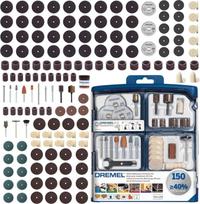 "Dremel SC724 EZ SpeedClic" universalių priedų rinkinys (150 "Dremel" priedų, skirtų šlifavimui, pjovimui, galandimui, poliravimui, valymui, graviravimui, pjovimui)