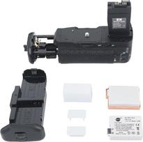 "DSTE® Pro BG-E8" vertikalus akumuliatoriaus laikiklis + 2x LP-E8, skirtas "Canon EOS 550D/T2I 600D/T3I 650D/T4I 650D/T4I 700D/T5I SLR skaitmeniniam fotoaparatui