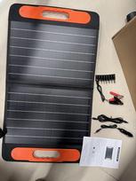 "Eacam Solarpanel-Ladepanel", saulės kolektorius, saulės kolektorius, IP65, Wasserdichtes Polykristallines Solarpanel mit Stützständer-Montagehalterung (3)