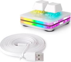 "Ecarke OSU Keypad" 2 klavišų žaidimų klaviatūra, USB mini 2 klavišų mechaninė žaidimų kompiuterio programavimo makrokomanda su programine įranga OSU HID standartas