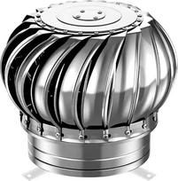 "Edelstahl-Dachventilator ohne Strom" - langlebiger Windturbinen-Dachventilator für leise, automatische Belüftung (500 mm)