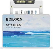 "Ediloca ES580E" 2 TB SSD, vidinis 2,5 colio SSD SATA III kietasis diskas, 500MB/s skaitymo greitis, kietasis diskas greitam duomenų perdavimui, kietosios būsenos diskas nešiojamiesiems ir staliniams kompiuteriams