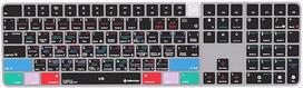 "Editors Keys Logic Pro" klaviatūros dangtelis, suderinamas su "Apple Magic" skaitmenine klaviatūra, silikoninis apsauginis dėklas su "Logic Pro" nuorodomis, tinka "TouchID" ir "Non-TouchID" modeliams