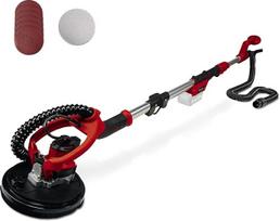 "Einhell" akumuliatorinis gipso kartono šlifuoklis TE-DW 18/225 "Li-Solo Power X-Change" (ličio jonų, 18 V, skersmuo 225 mm, maks. 1,65 mm ilgio, įskaitant prailginimo žarną, dulkių surinkimo maišelį, švitrinį popierių, be akumuliatoriaus ir įkroviklio)