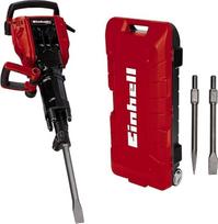 "Einhell" griovimo plaktukas TE-DH 50 (1 700 W, 50 J smūgio stiprumas, SDS šešiabriaunis įrankių laikiklis, slopina vibraciją, pagrindinė rankena, švelnus paleidimas, yra smailus / plokščias kaltas, vežimėlis)