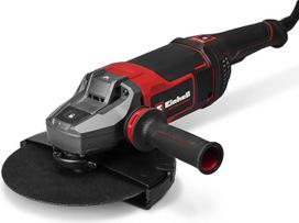 "Einhell" profesionalus kampinis šlifuoklis TP-AG 230/2400 (2400 W, 230 mm skersmens diskas, 71 mm pjovimo gylis, besisukanti rankena, antivibracinis, apsauga nuo pjovimo, be pjovimo disko)