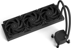 "EK Nucleus AIO" universalus skystas procesoriaus aušintuvas su EK FPT ventiliatoriais, kompiuterių dalys, 120 mm ventiliatorius, suderinamas su naujausiais "Intel" ir AMD procesoriais (360 mm, tamsus - CR360)