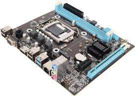 "Elprico H81 Gaming" dviejų kanalų DDR3 M.2 NVMe NGFF 6Gbps PCIe lizdas LGA 1150 Micro ATX kompiuterių motininė plokštė "Core" su didelės spartos M.2 sąsaja