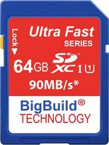 "eMemoryCards" 64GB itin greita 90MB/s SD SDXC atminties kortelė, skirta "Panasonic" HC-V777 vaizdo kamerai