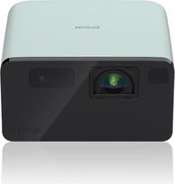 "Epson EpiqVision EF-21G" nešiojamasis mini lazerinis projektorius, "Full HD 1080", 3LCD, 1000 liumenų, iki 150 colių projekcijos plotas, "Bluetooth" garsiakalbis, "Chromecast", "Google TV", žalias