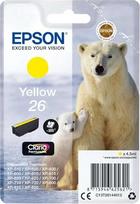 "Epson" originalios poliarinio lokio rašalo kasetės, geltonos spalvos