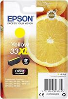 "Epson" originalus 33 oranžinės spalvos rašalas, XP-530 XP-630 XP-635 XP-830 XP-540 XP-640 XP-645 XP-900 XP-7100