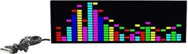 "Fafeicy" LED muzikos spektro ekranas Garso spektro analizatorius Ritmo šviesa su 384 RGB šviesos diodais 12 ekrano režimų 7 spalvų efektai Balso valdymas namų vakarėliui Miegamasis