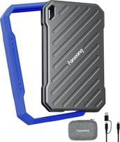 "fanxiang" išorinis 2 TB SSD kietasis diskas, iki 2000MB/s, 20Gb/s USB 3.2 Gen 2x2 Type-C, IP68 vandeniui ir dulkėms atsparus, atsparus smūgiams, nešiojamas SSD diskas "iPhone 15/16/17", PS5/PS4 (Pro), "Xbox", kompiuteriams ir nešiojamiesiems kompiuteri