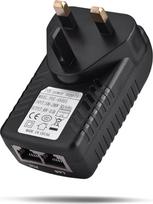 "Fdit PoE Injector" 8 V 0,5 A sieninis POE injektorius Ethernet adapterio maitinimo adapteris IP telefonams / belaidžiams prieigos taškams, POE prievadas + LAN prievadas (JK kištukas)