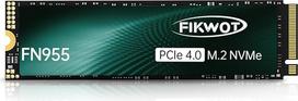 "Fikwot FN955" 4 TB M.2 PCIe Gen4 vidinis kietasis diskas su grafeno aušinimo lipduku - iki 7350MB/s, dinaminė SLC spartinančioji atmintinė, suderinamas su nešiojamaisiais ir staliniais kompiuteriais
