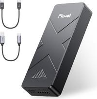 "Fikwot FP110" 1 TB išorinis SSD diskas su vidiniu ventiliatoriaus aušinimu, iki 3700MB/s, USB4 perdavimo protokolas, suderinamas su "Smart TV", PS5/PS4(Pro), "iPhone 15/16", "Xbox", "Mac", "Windows" ir kitais įrenginiais