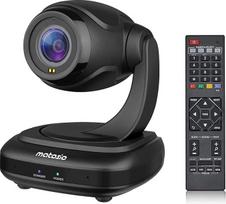 "FoxPro PTZ" 1080P vaizdo konferencijų kamera, veidų stebėjimo funkcija, optinis priartinimas be nuostolių, automatinis fokusavimas, 2 įmontuoti triukšmą slopinantys mikrofonai, nuotolinio valdymo pultas, suderinama su "Zoom/MS Teams